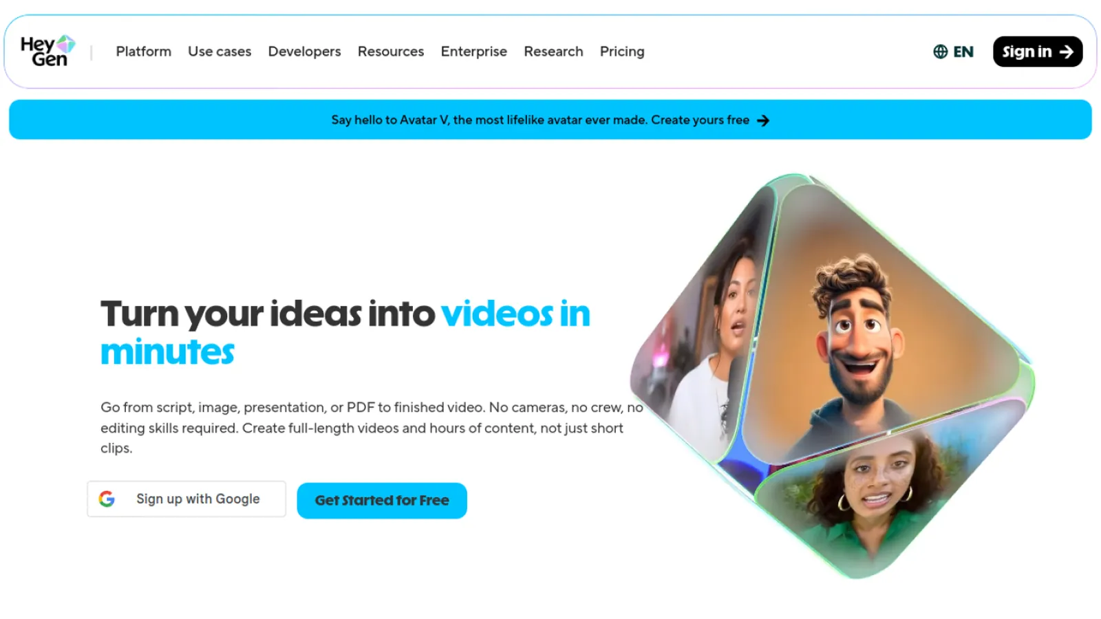 HeyGen screenshot