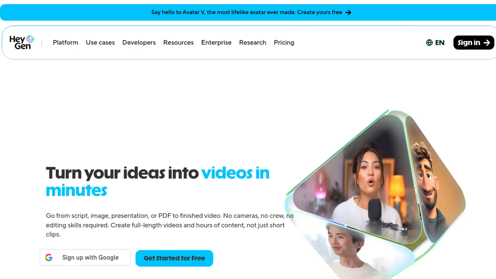 HeyGen screenshot