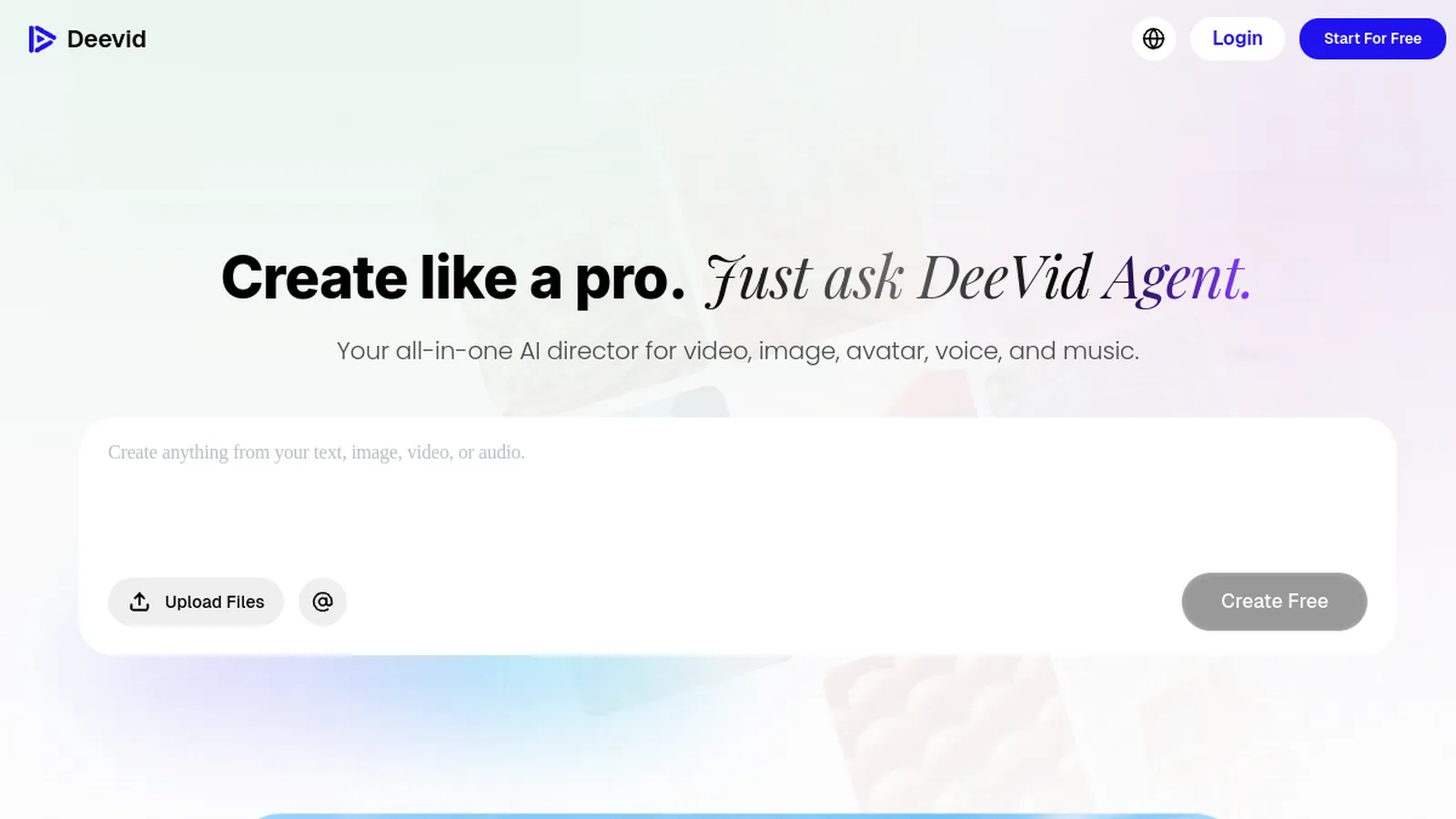 Deevid AI - screenshot