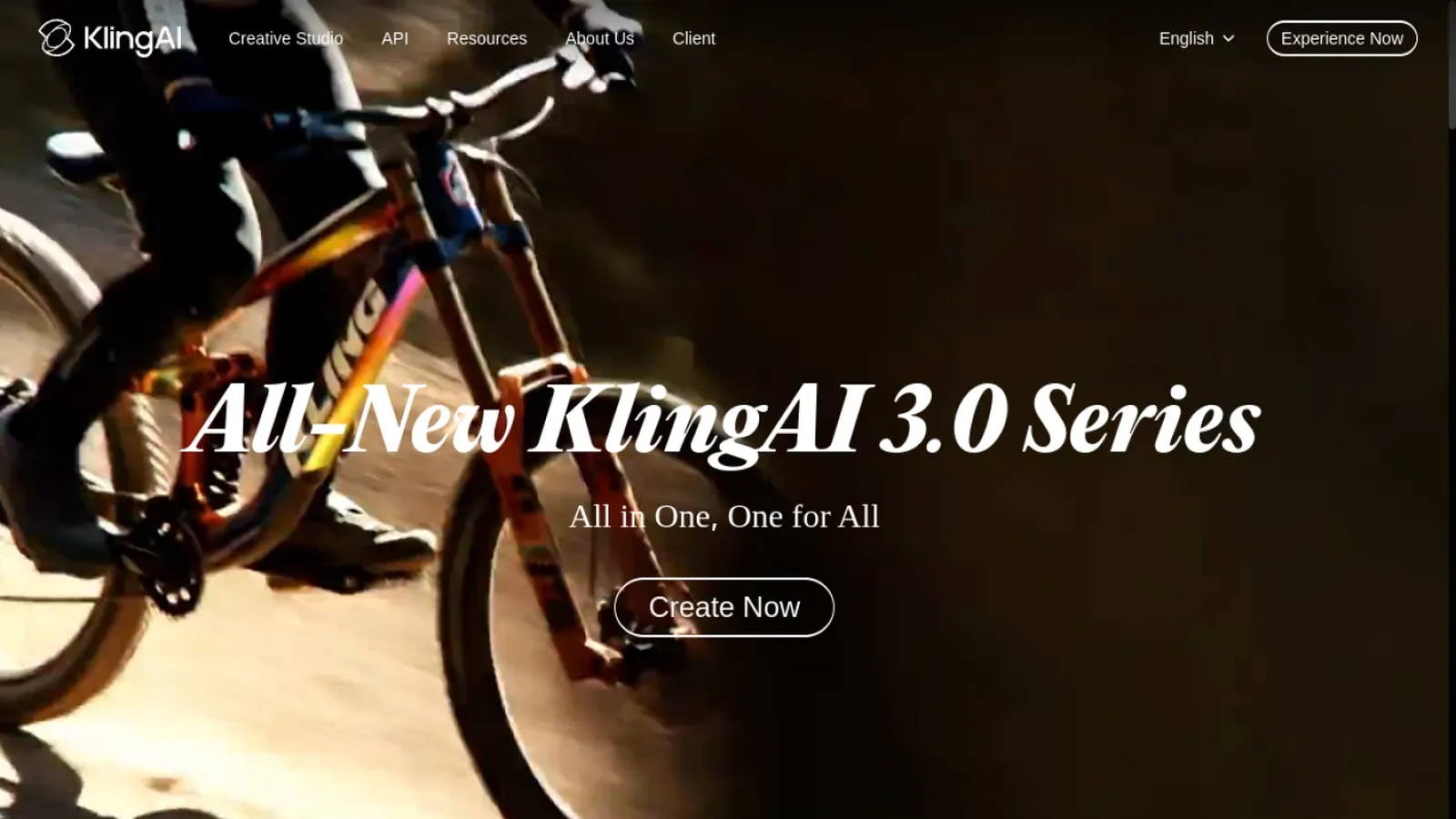 Kling AI screenshot